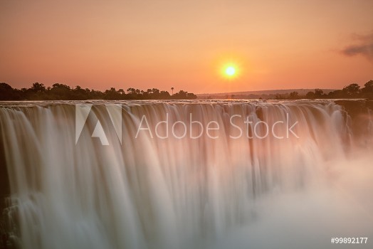 Picture of Victoria falls and the batik Gorge
